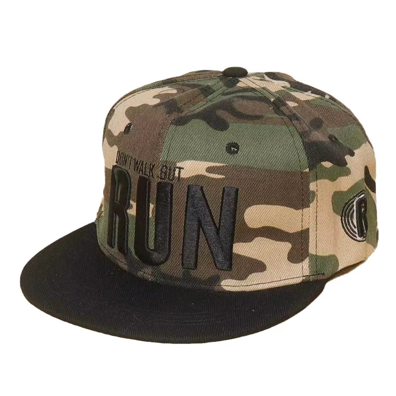 Black Cloth Camouflage Hip Hop Caps Snapback Hat Adult Outdoor Casual Sun Baseball Cap Gorra De Hip Hop