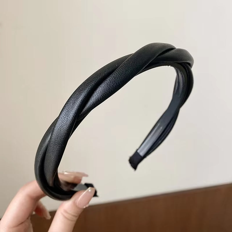 New Fashion Hair Hoop Hair Bands for Women Girls Flower Solid Color Headbands Designer Wide Hairband Hair Accessories Headwear