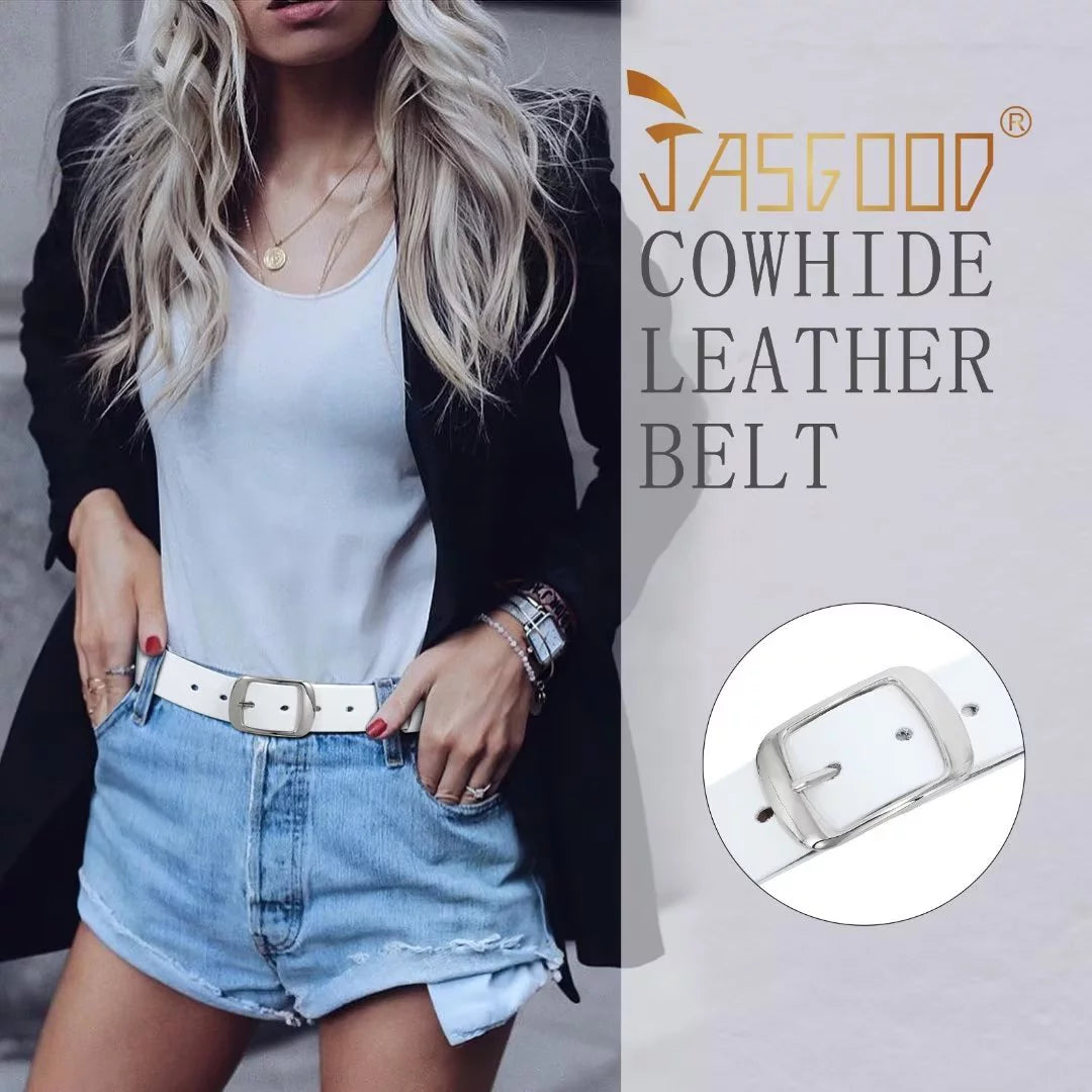 Women Belts plus Size Black Leather Waist Belt for Jeans Pants