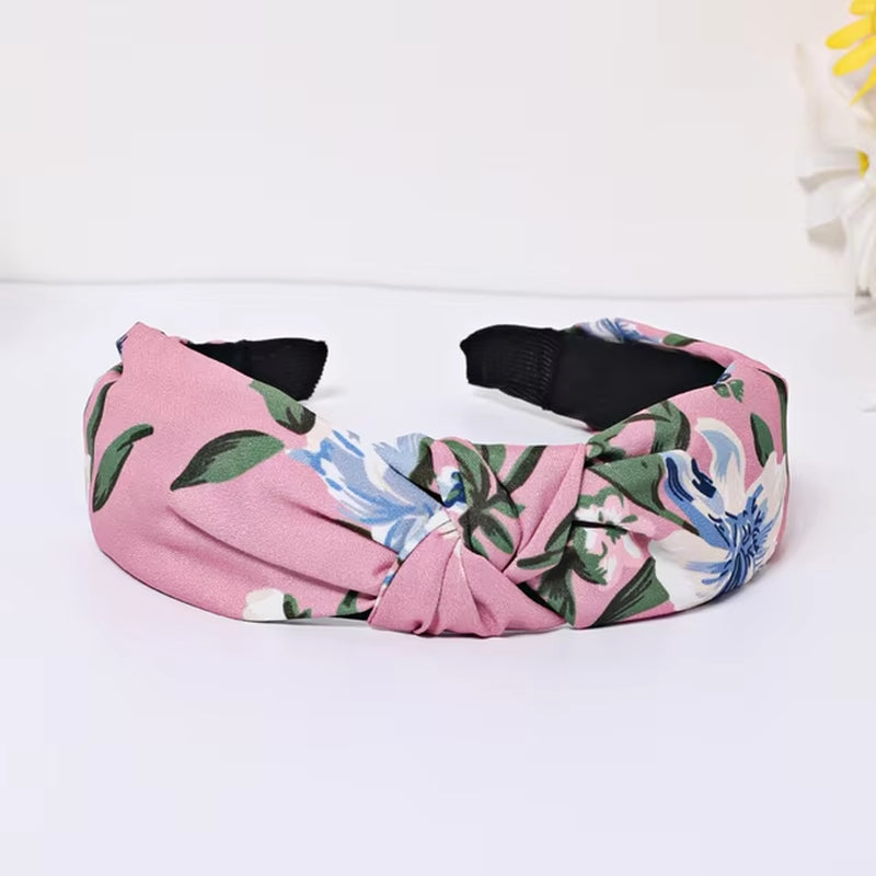 New Fashion Hair Hoop Hair Bands for Women Girls Flower Solid Color Headbands Designer Wide Hairband Hair Accessories Headwear