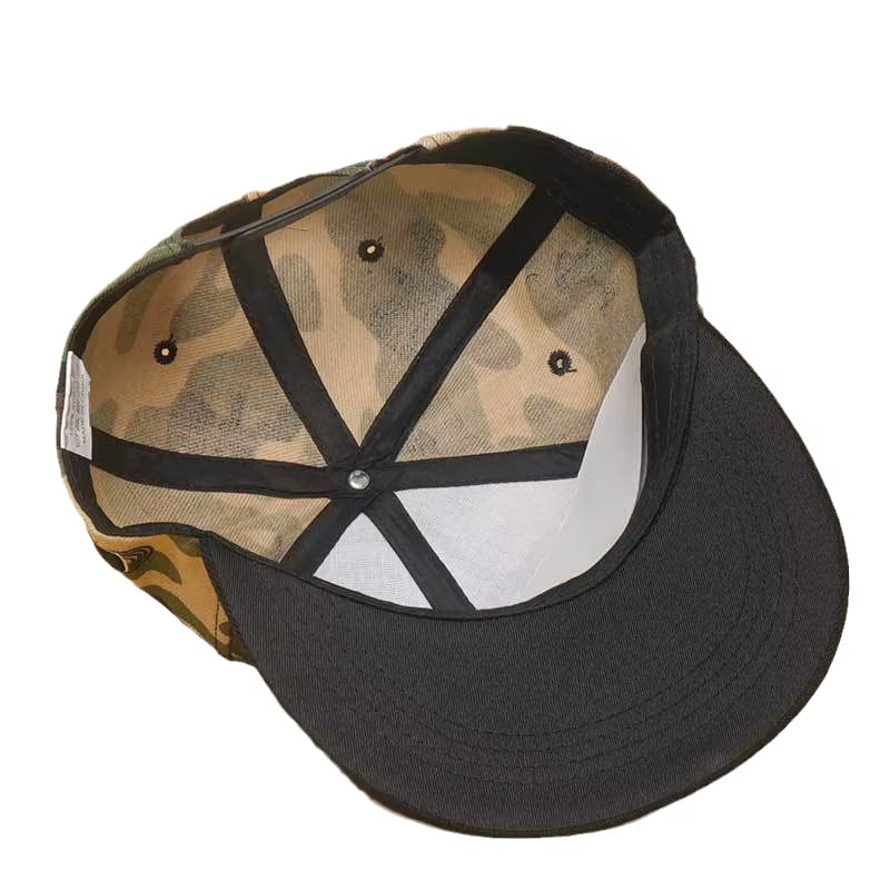 Black Cloth Camouflage Hip Hop Caps Snapback Hat Adult Outdoor Casual Sun Baseball Cap Gorra De Hip Hop