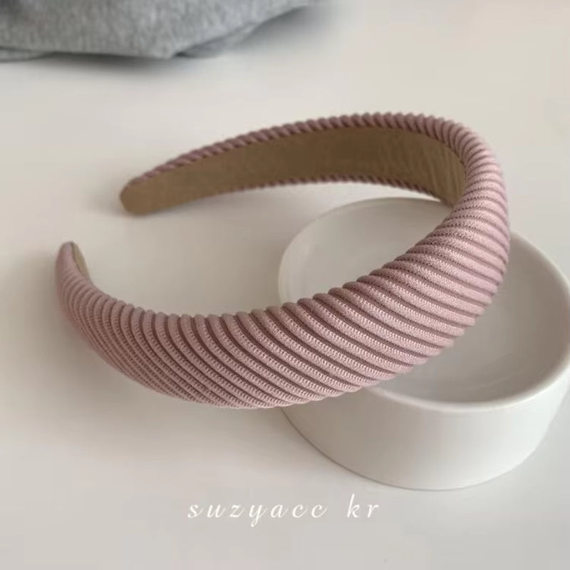 New Fashion Hair Hoop Hair Bands for Women Girls Flower Solid Color Headbands Designer Wide Hairband Hair Accessories Headwear