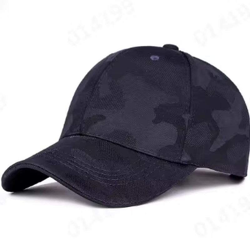 New Fashion Adjustable Baseball Cap Unisex Camouflage Camo Black Cap Casquette Hat Men Women Casual Desert Hat