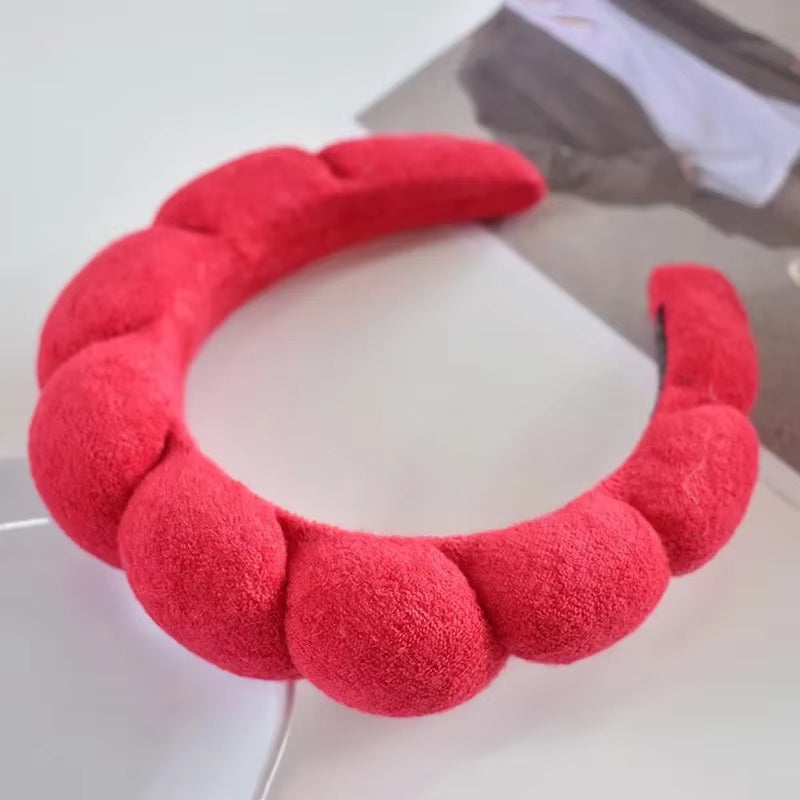 Bath Face Sponge Hair Band Beauty Makeup Yoga Multi-Use Solid Hair Band