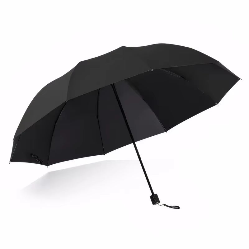 130CM Oversized Folding Umbrella Windproof and Waterproof Large Sun and Rain Umbrella for Travel and Family Use